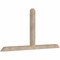 Ekena Millwork Portland Smooth Timber Gable Bracket, Douglas Fir, 72"W x 36"H x 3 1/2"D x 3 1/2"F, 12/12 Pitch GBW072X36X0404POR00SDF - alternate 4